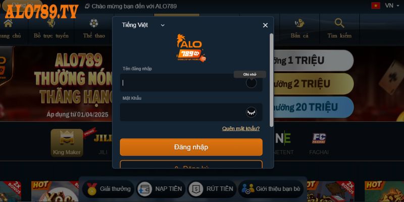 Đăng nhập Alo789 cần lưu ý điều gì?