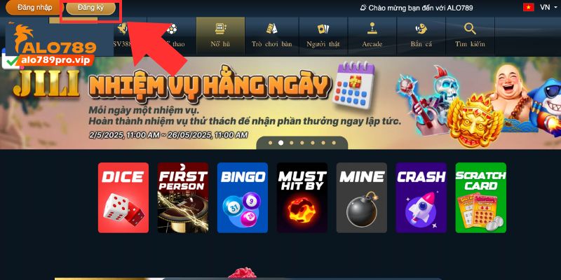Huong dan chon vao nut dang ky