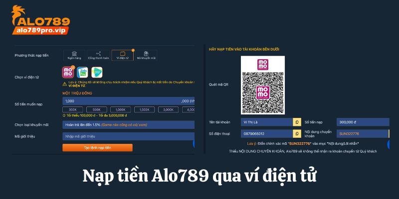 Nap tien qua vi dien tu